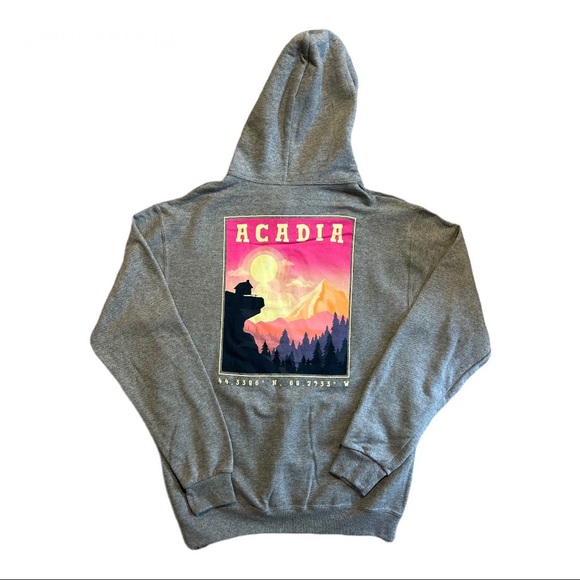 Bowery Supply Co Tops - Acadia National Park Hoodie Small NWOT